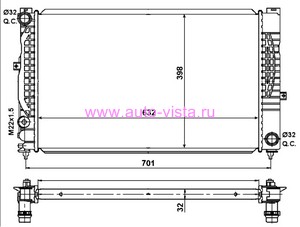   Audi A6/A4 M+/ 2,428 OE 8DO121251N